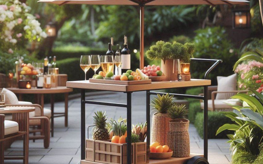 Outdoor Trolley Tables: Mobile Solutions for Garden Entertaining
