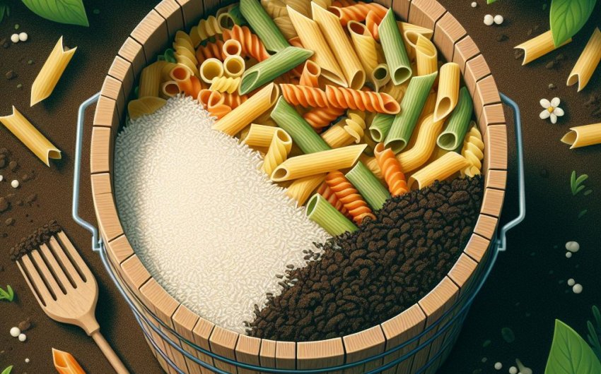 Pasta & Rice Resurgence: Composting Cooked Grains for Greener Gardens!