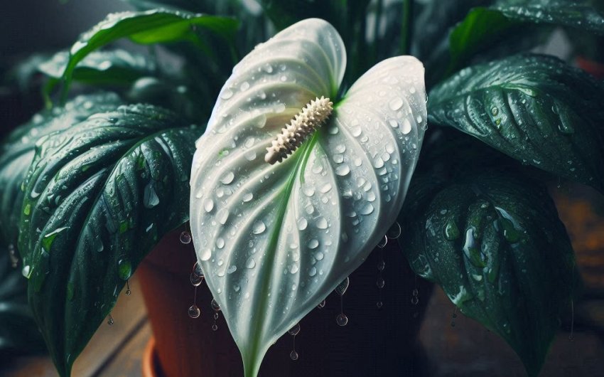 What Causes My Peace Lily Leaves to Droop After Watering?