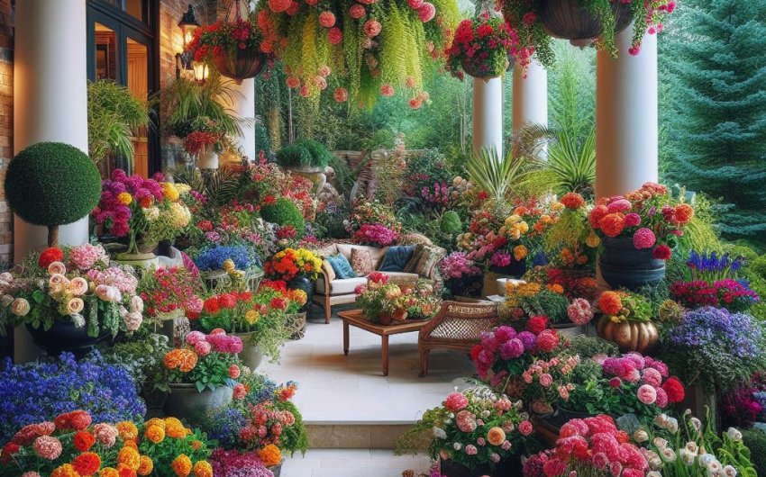 Potted Perfection: Elevate Your Patio with Stunning Flowers
