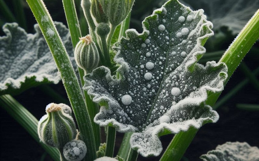 How Do I Manage Powdery Mildew on Zucchini Plants?