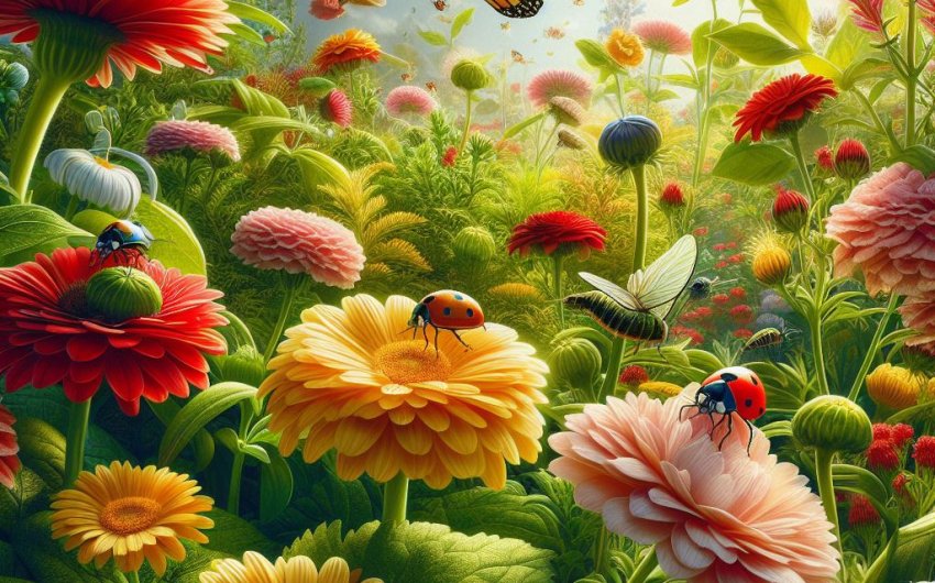 How to prevent pests and diseases in a flower garden organically?