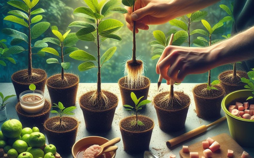 How to propagate guava trees through cuttings?