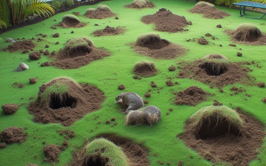 How to Get Rid of Burrowing Animals Ruining Your Lawn?