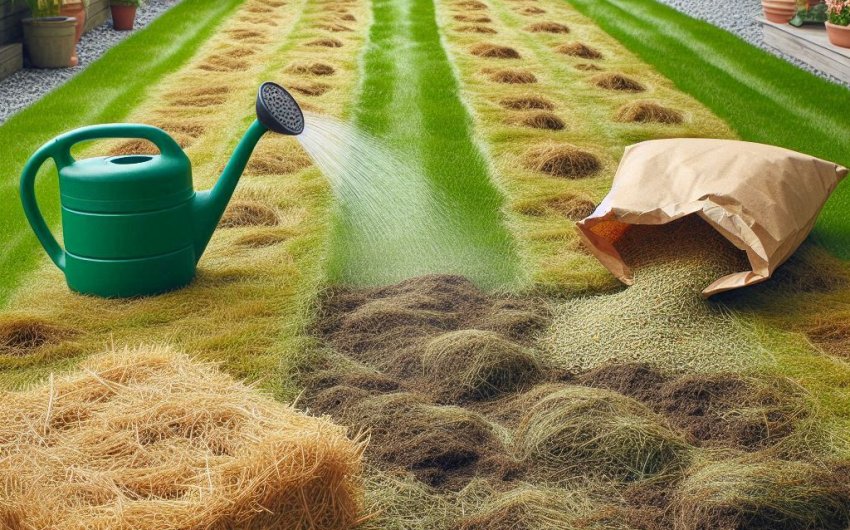 What Is the Proper Way to Reseed Bare Spots in My Lawn?