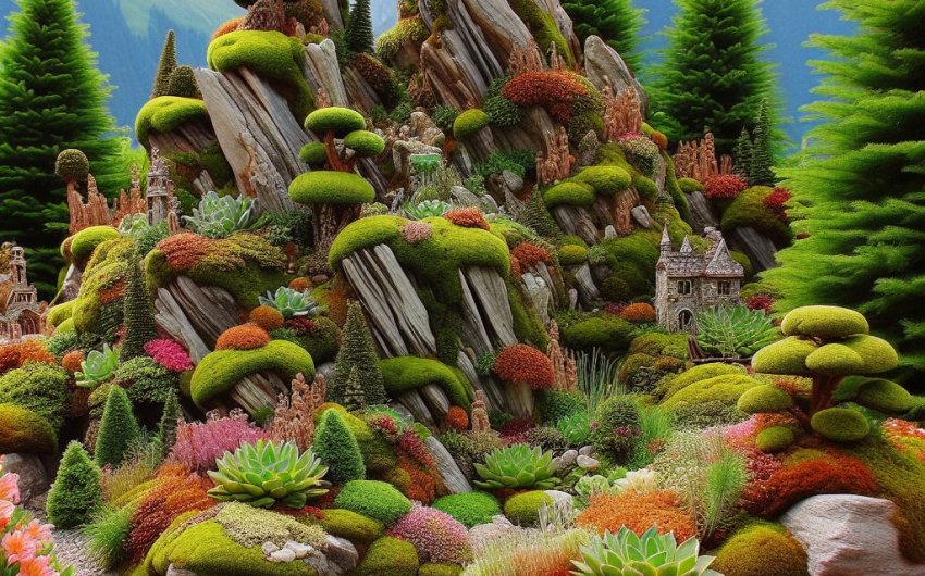 Majestic Miniscape: Creating a Rockery Garden Wonderland