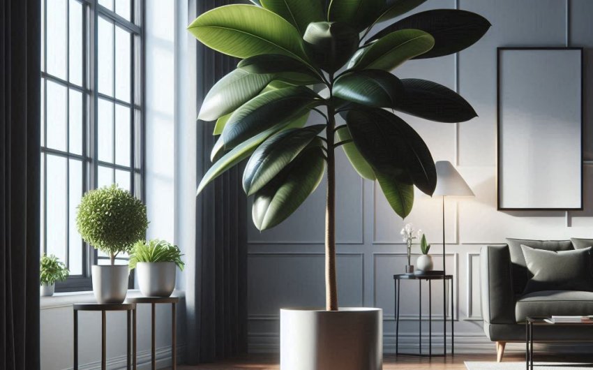 How Can I Encourage My Rubber Plant to Grow Taller?
