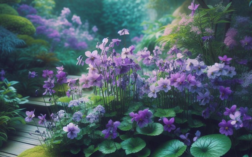 Violet Vibes: Tranquil Beauty in Your Garden