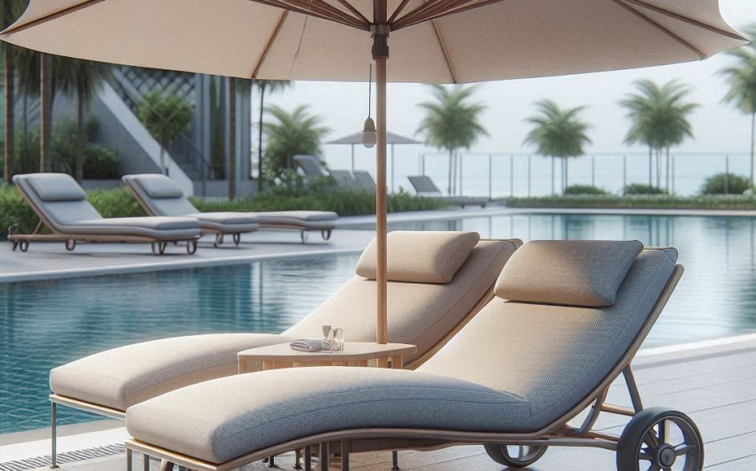 The Versatility of Chaise Lounges with Wheels