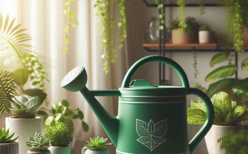 Watering Can for Indoor Plants - 1.8L Small Watering Can with Long Spout