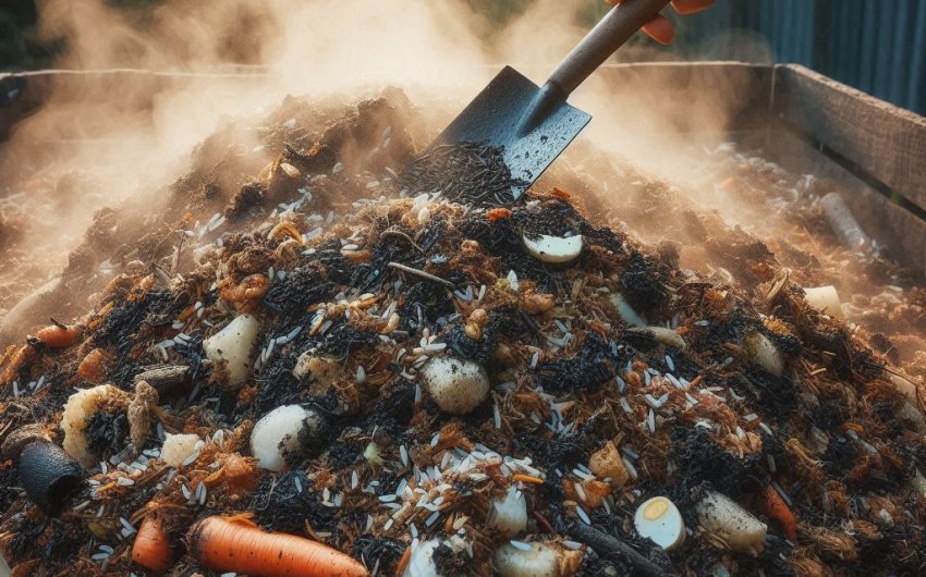 What’s the best way to compost leftover rice and grains?