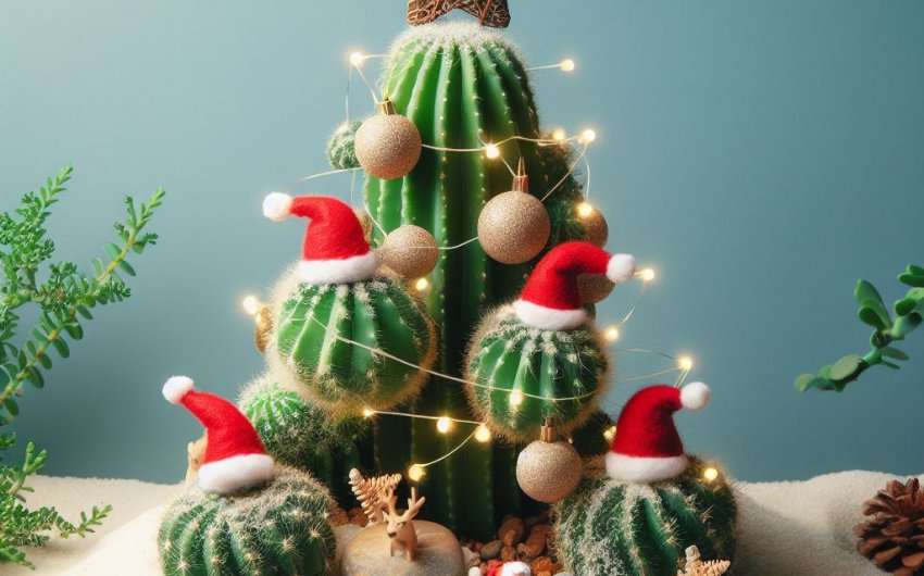 From Desert to Winter Wonderland: Themed Decorations for Your Cactus Christmas Tree