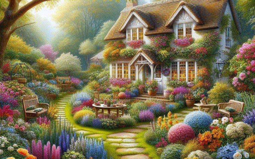 Seasonal Splendor: Year-Round Beauty in Your English Cottage Garden