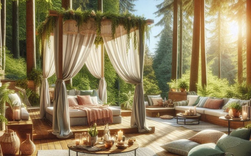 Create a Cozy Retreat with Outdoor Canopy Beds