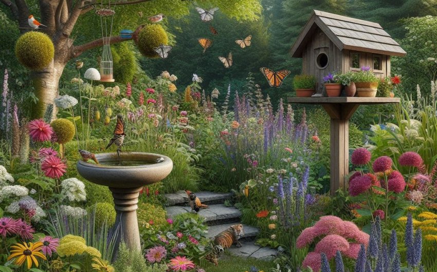 How to Create a Wildlife-Friendly Garden for Birds and Insects?
