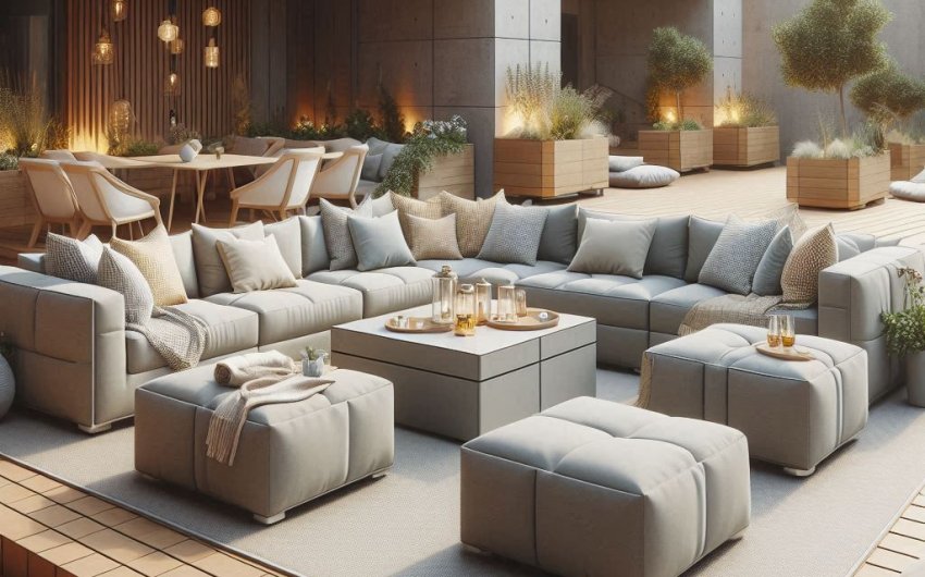 How Can I Create a Garden Lounge Area with Multi-Functional Furniture?