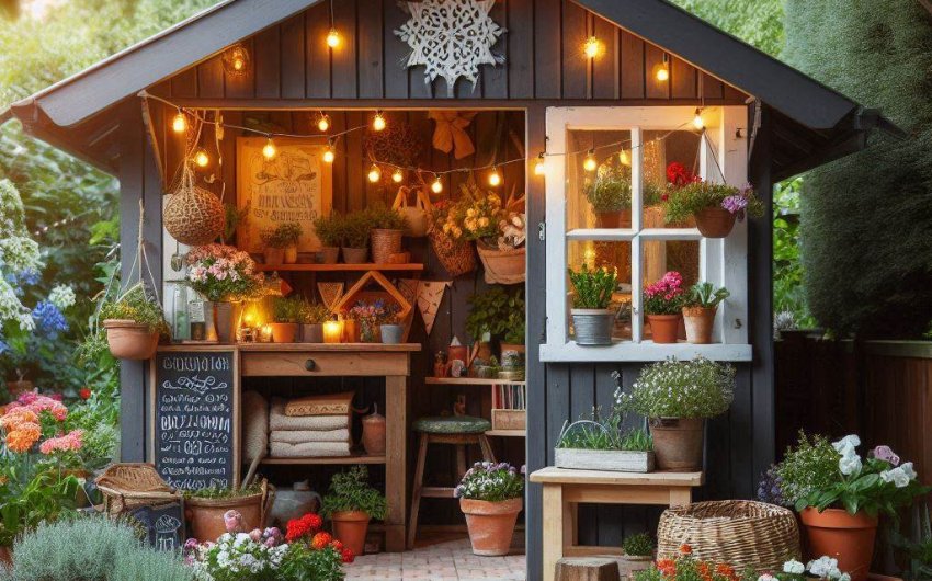 Creative Ways to Decorate a Garden Shed