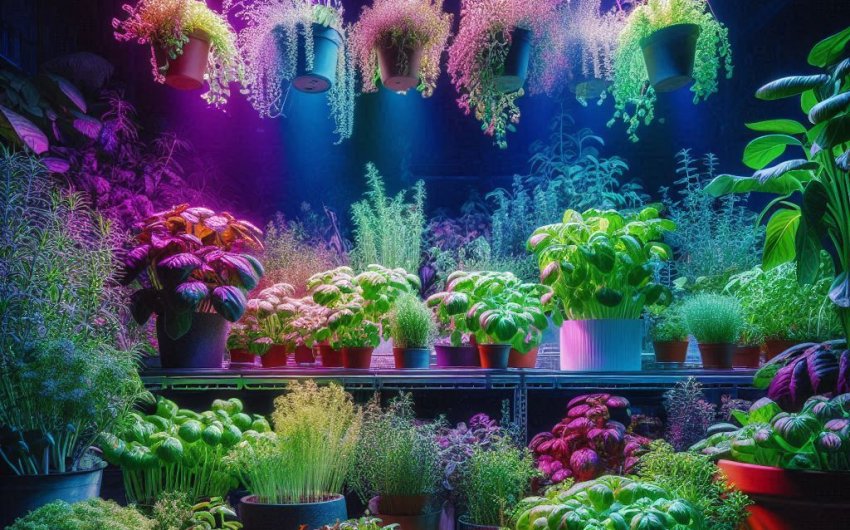 Green Indoors: How to Grow Herbs Indoors Without Sunlight
