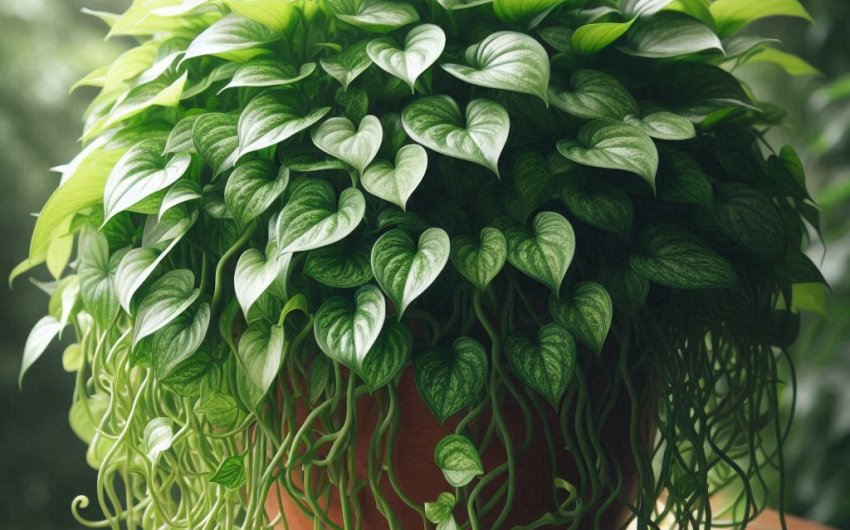 How do I encourage bushier growth on my pothos?