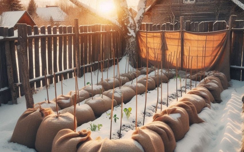 How to Build a Winter Windbreak for Your Garden?