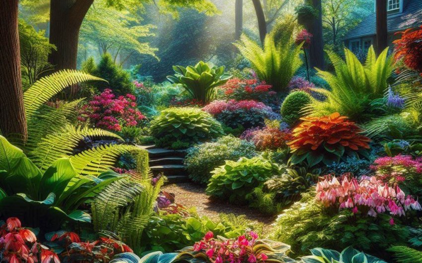 How to Decorate a Shade Garden with Low Light Plants?