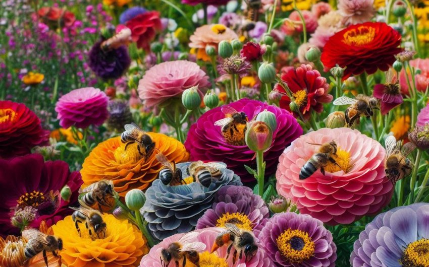 How to Design an Organic Pollinator Garden for Bees?