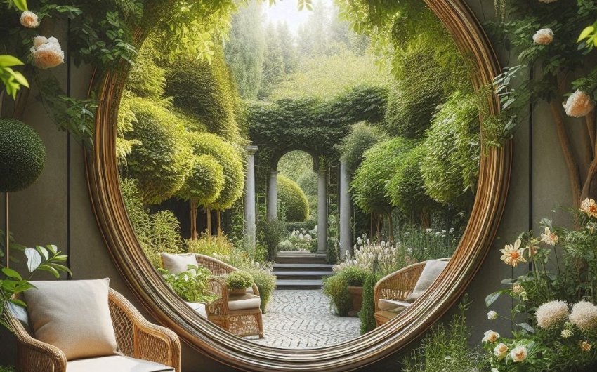 How to Use Outdoor Mirrors in Garden Design?