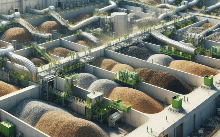 How Can I Compost Industrial Food Waste While Minimizing Odors and Pests?