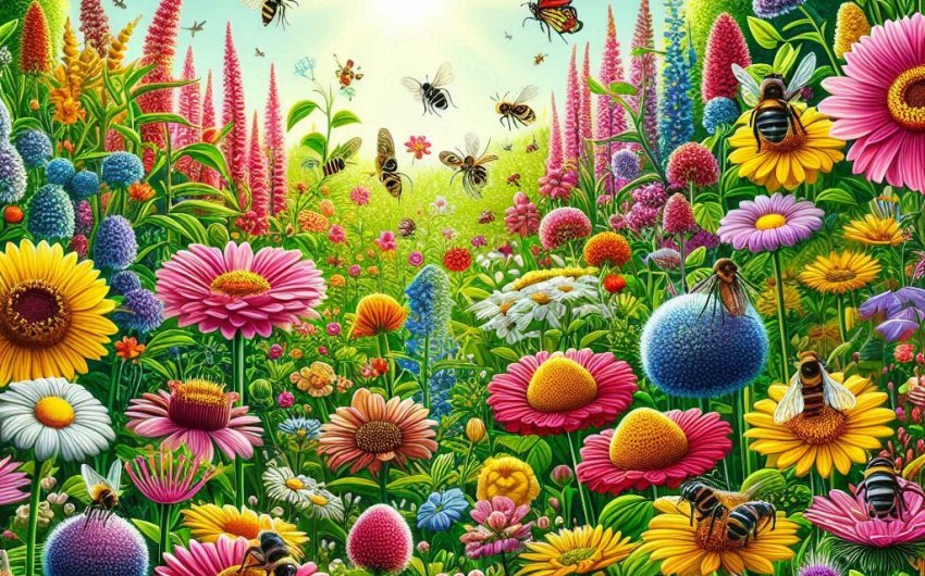 Nectar & Wings: Boosting Pollinators with Native Flora