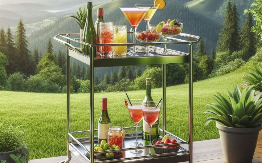 Portable Garden Bar Carts: Entertaining in Style Outdoors