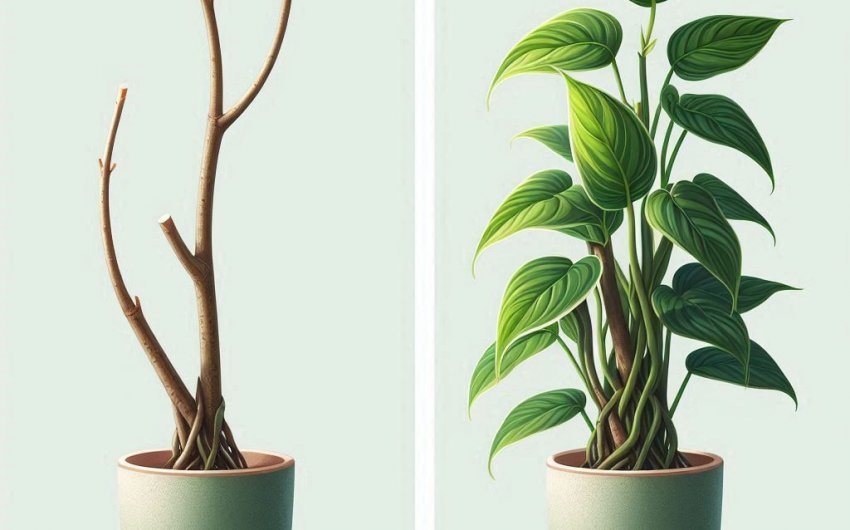 Should I prune leggy growth on my indoor pothos?