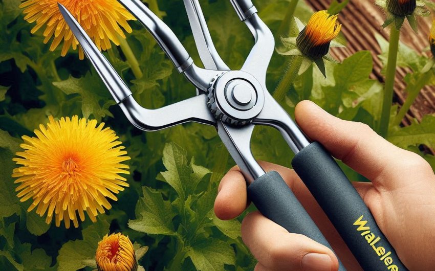 Walensee Stand Up Weed Puller - Long Handle Garden Weeding Tool