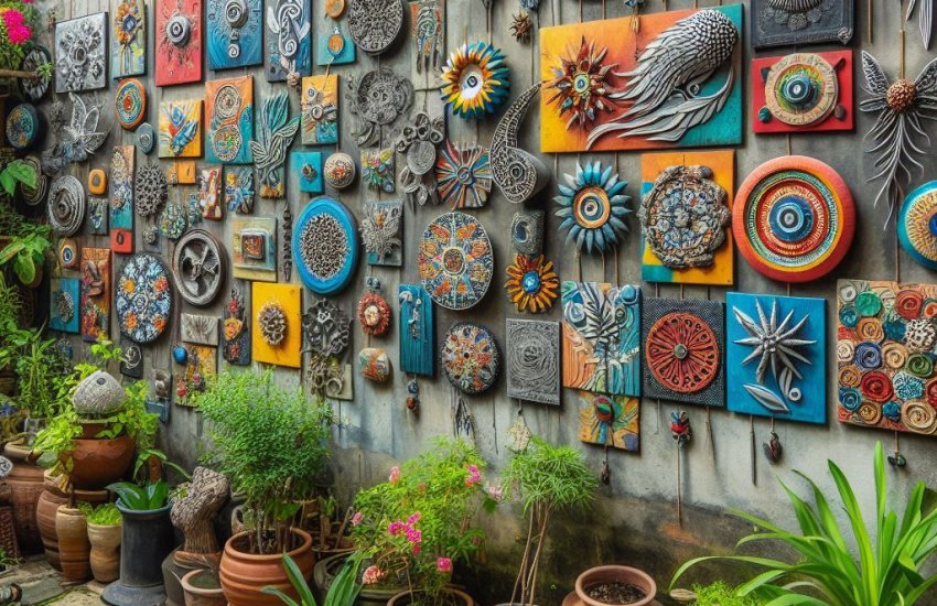How to Incorporate Artistic Garden Wall Hangings?