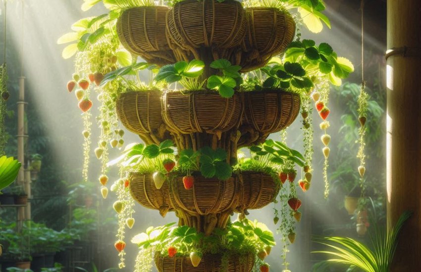 What Is the Best Way to Grow Strawberries Vertically?