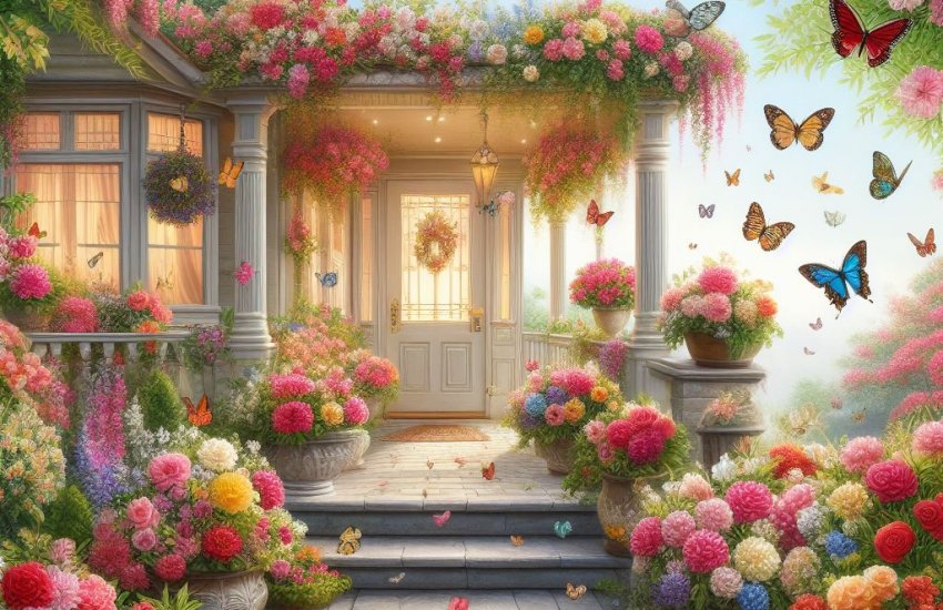 How to Create a Butterfly Haven on Your Porch with Flowering Plants