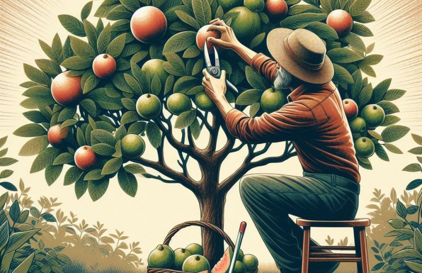 How to control fruiting on guava trees?