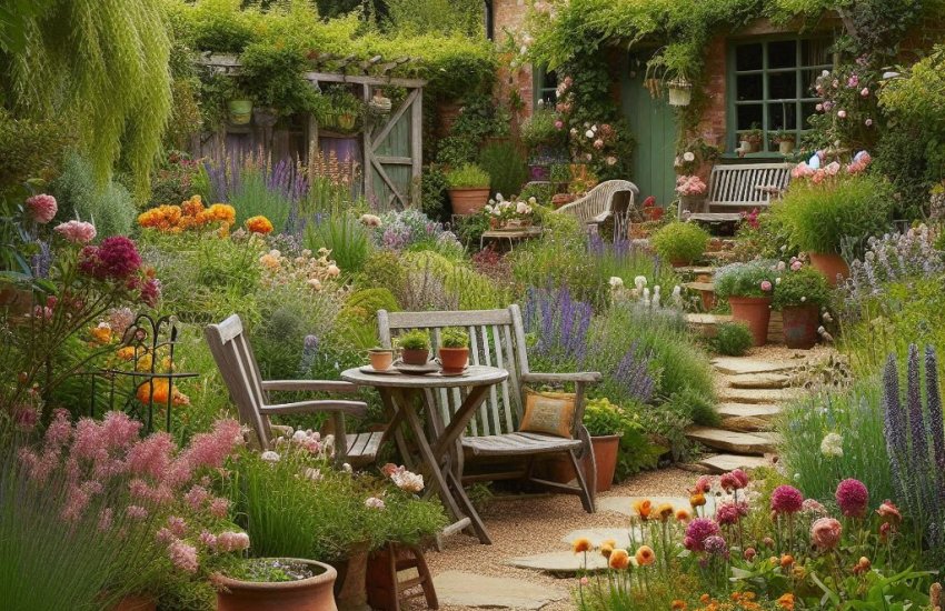 How to Create a Cottage-Style Garden with Rustic Decor?