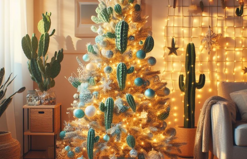 Creating a Festive Desert Vibe: How to Decorate a Cactus Christmas Tree