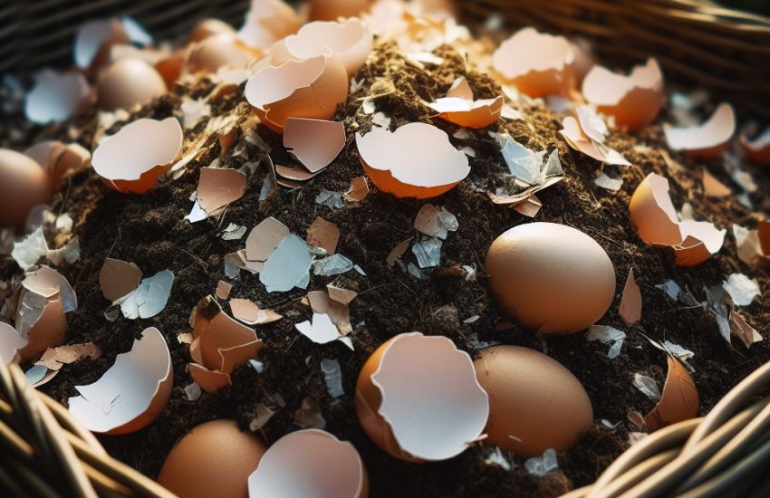 Eggcellent Composting: Crushing Eggshells for Garden Goodness!