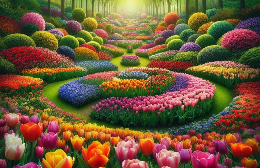 Enchanting Tulips: Blooms of Splendor in the Garden