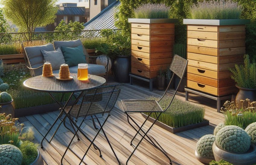 What Garden Furniture Is Suitable for Urban Rooftop Beekeeping Setups?