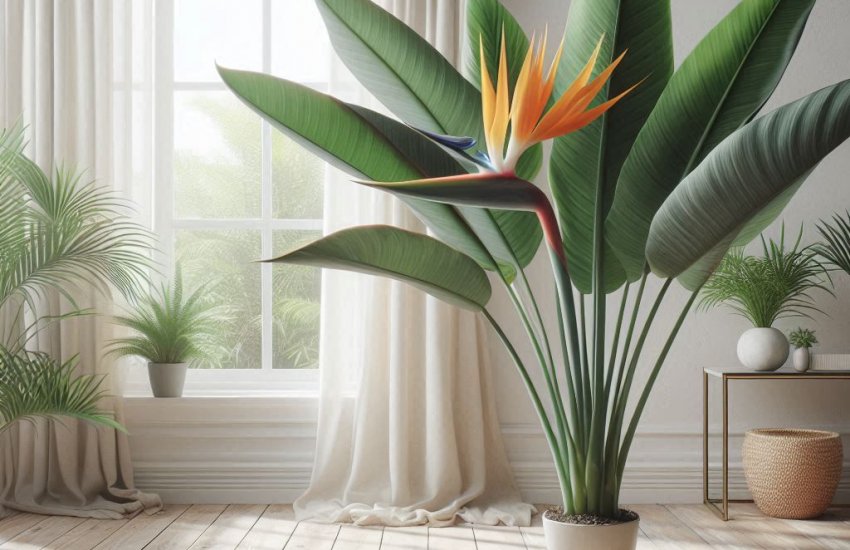 How Can I Grow Tropical Houseplants Like Bird of Paradise Indoors?