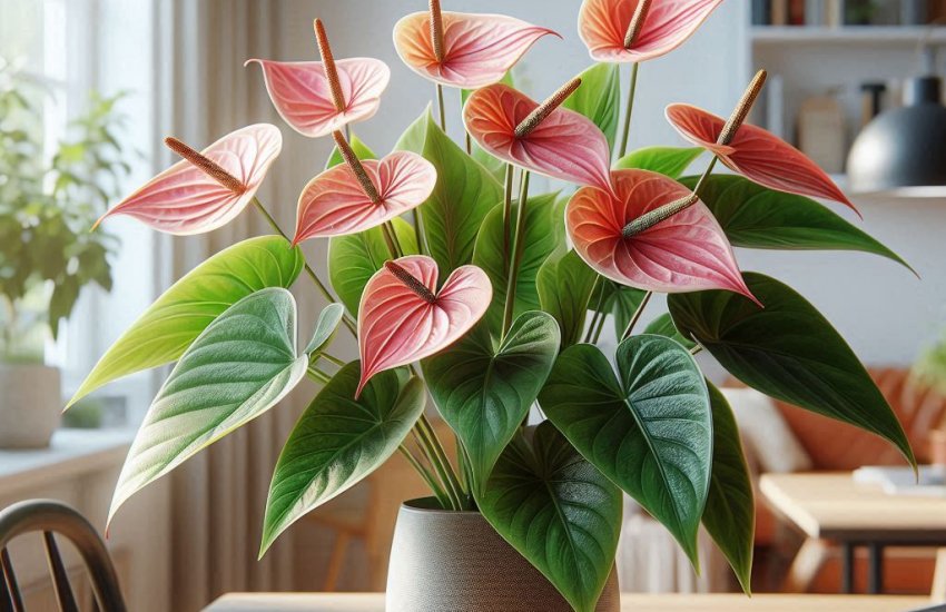 How Do I Care for a Laceleaf (Anthurium andraeanum) to Encourage Flowering?