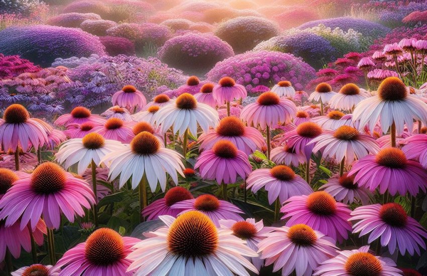 Coneflower Splendor: Majestic Crowns for Your Garden