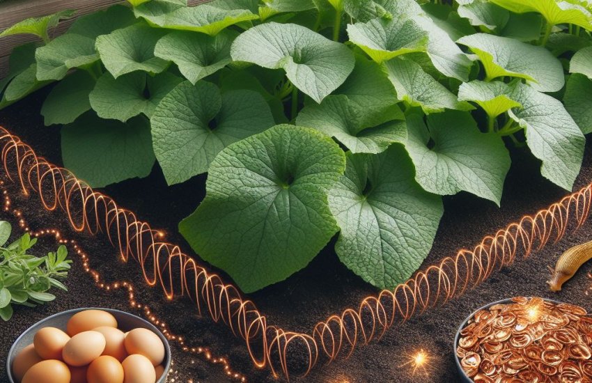 Are there any organic slug repellents safe for cucumber plants?