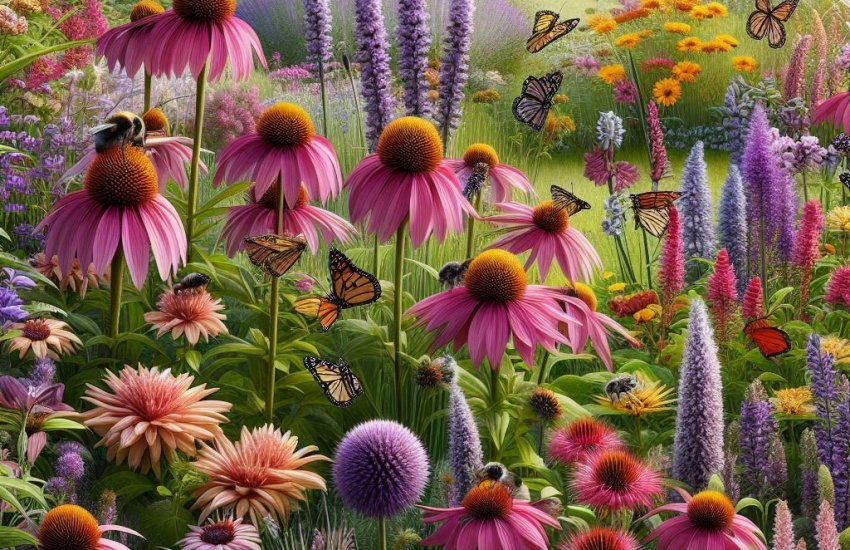What Perennial Flowers Attract Pollinators Like Bees and Butterflies?