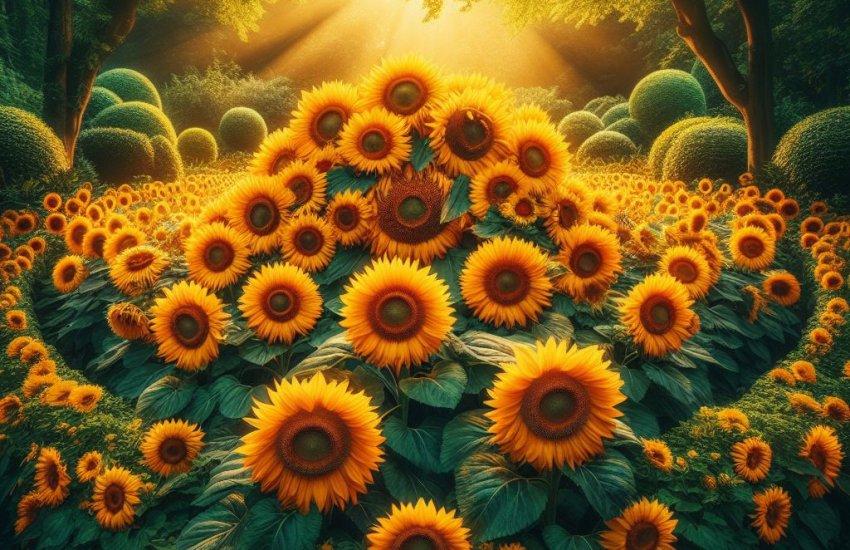 Sunflower Majesty: Radiant Sunbursts in Your Garden