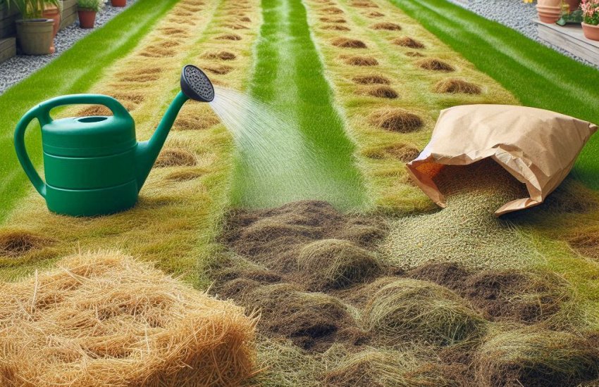 What Is the Proper Way to Reseed Bare Spots in My Lawn?