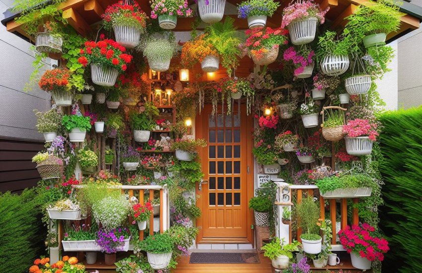 Vertical Garden Magic: Growing Porch Flowers in Small Spaces