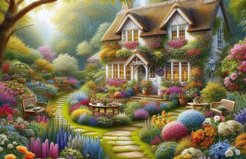 Seasonal Splendor: Year-Round Beauty in Your English Cottage Garden